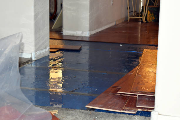 Professional Flood Damage Restoration technician working in Pompton Plains, NJ